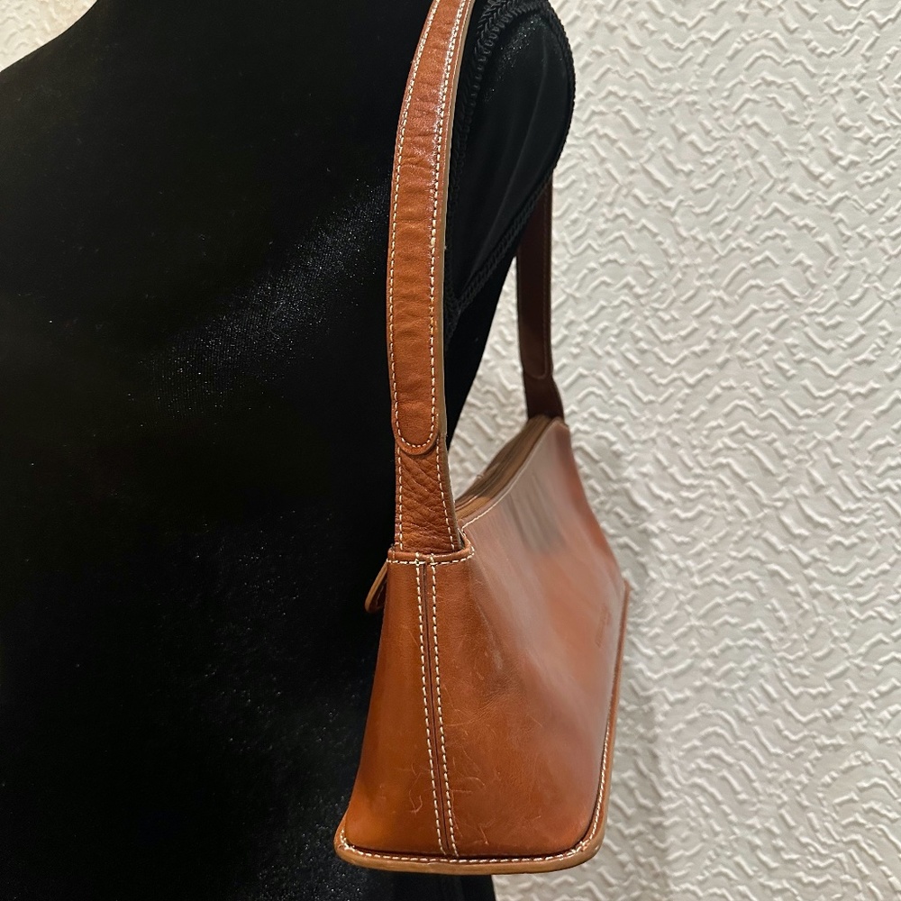 Kenneth Cole flat bottom satchel